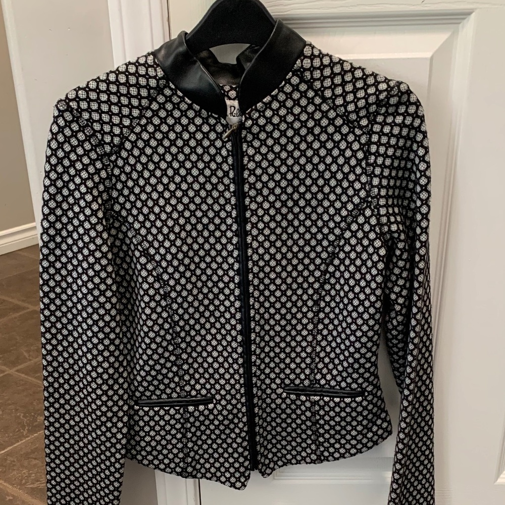 Joseph Ribkoff, black/white jacket